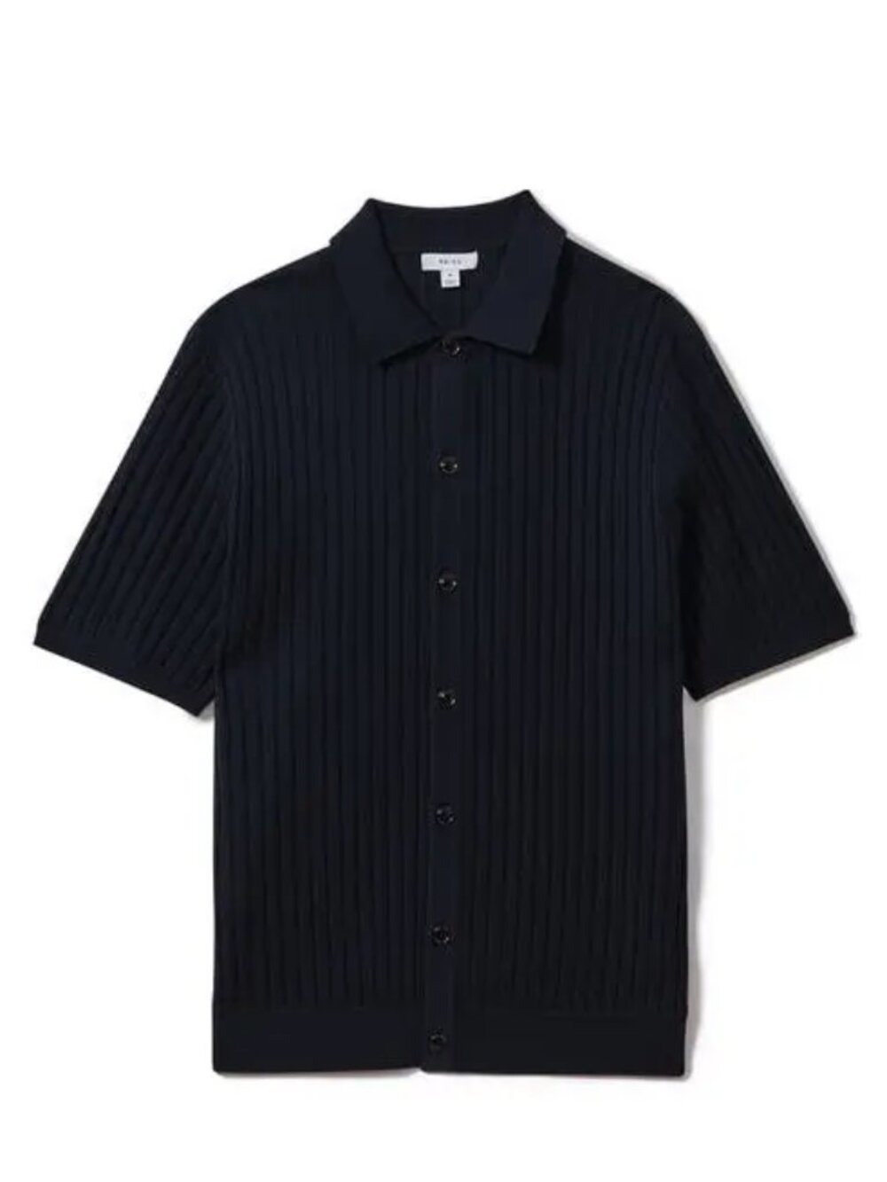 Reiss Murray Short Sleeve Cardigan- Navy- XL